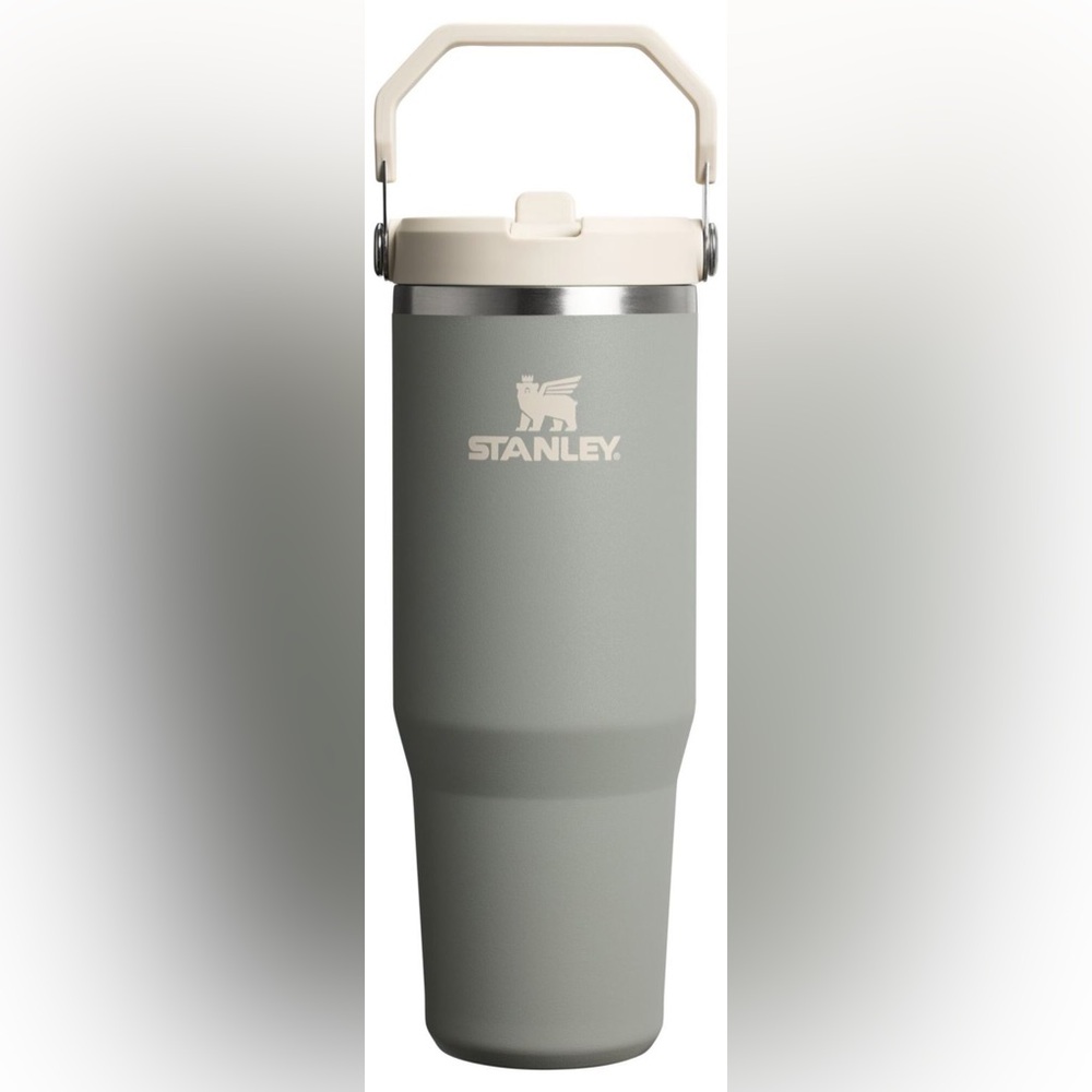 Stanley Ice Flow Sage Gray Flip Straw Tumbler